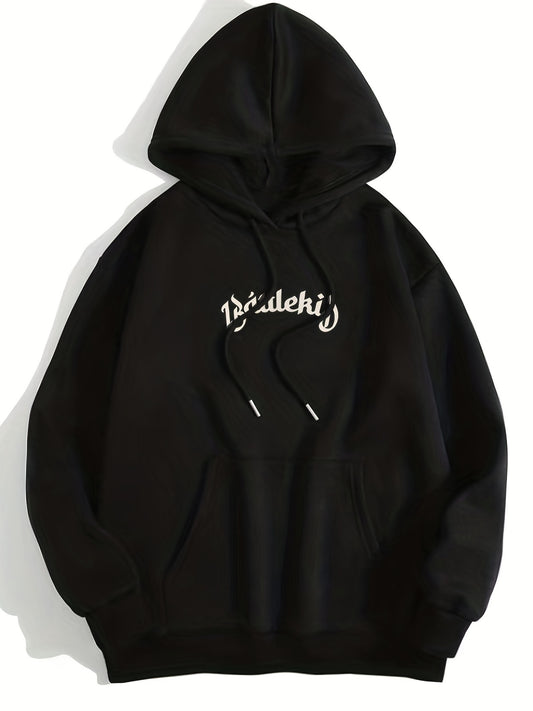 Kangaroo Pockets Hoodie Casual Long Sleeve for Women