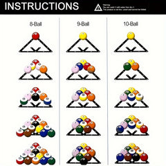 6pcs Billiard Positioning Stickers Cue Accessories
