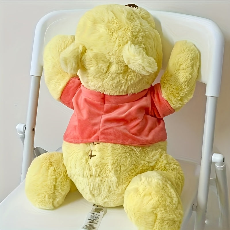 Adorable Winnie Bear Plush Toy with Red Shirt