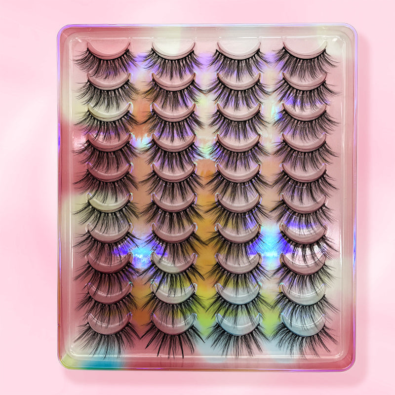 20 Pairs 3D Faux Mink False Lashes for Natural & Dramatic Makeup Look