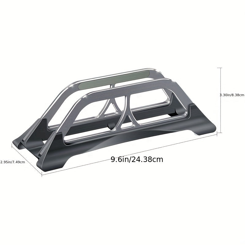 Vertical Laptop Stand Automatic Grabbing Laptop Stand Space Grey