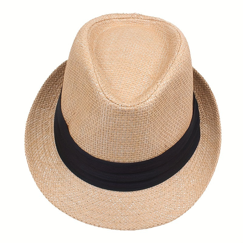 Casual Sunshade Straw Hat For Couple Beach Travel