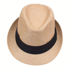 Casual Sunshade Straw Hat For Couple Beach Travel