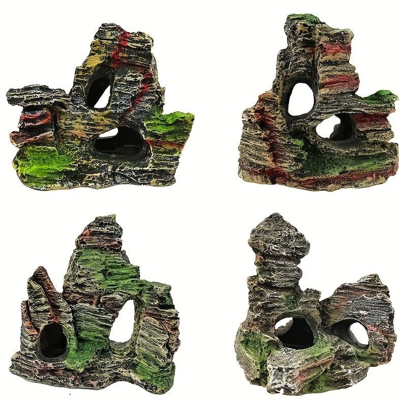 Fish Tank Resin Ornamental Rockery Aquarium Decoration
