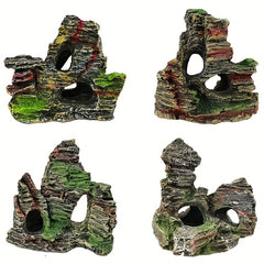 Fish Tank Resin Ornamental Rockery Aquarium Decoration