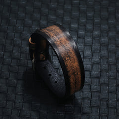 Retro Leather Bracelet Mens Cuff Bracelet Gift
