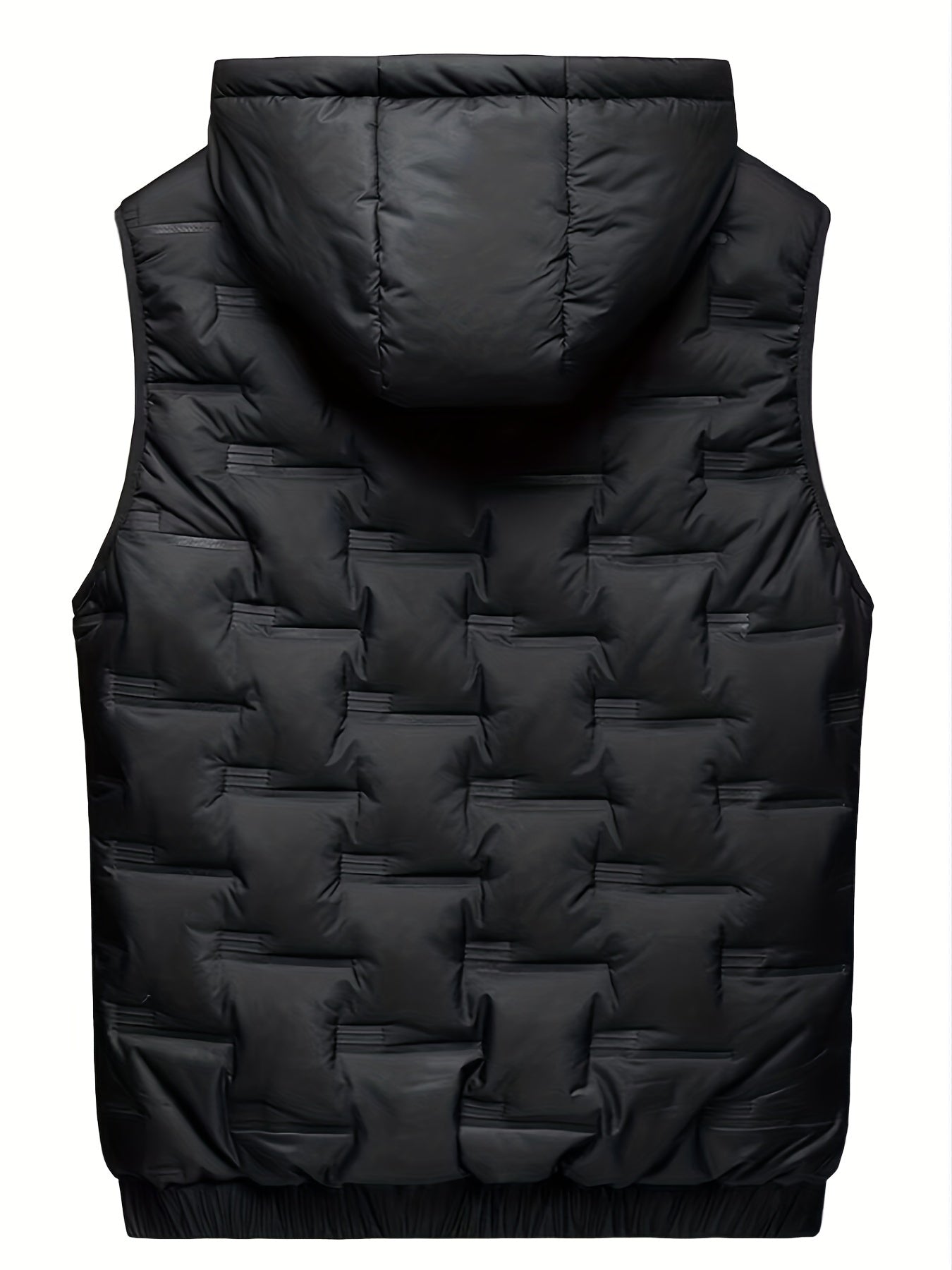 Men's Quilted Gilet Padded Vest with Pockets