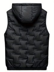 Men's Quilted Gilet Padded Vest with Pockets