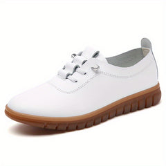 Women's Casual Lace Up Loafers Soft Sole Comfortable Work Shoes