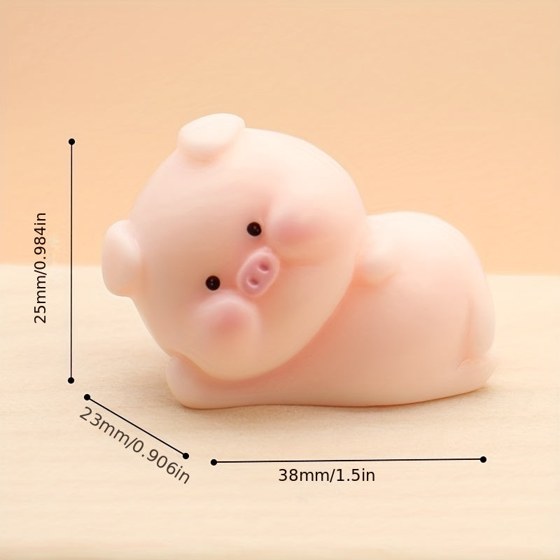 Mini Pig Resin Ornaments Children's Toy Artwork Decoration