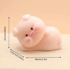 Mini Pig Resin Ornaments Children's Toy Artwork Decoration