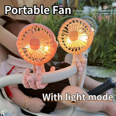 Portable Octopus Cart Fan USB Charging 3 Speed 600mAh