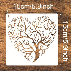 16pcs Tree Stencils Tree Of Life for Painting Airbrush Natural Plants Palm Tree