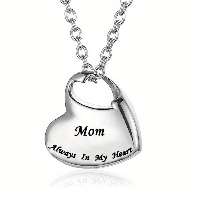 Cat Cremation Urn Necklace Stainless Steel Keepsake Pendant for Pet Ashes