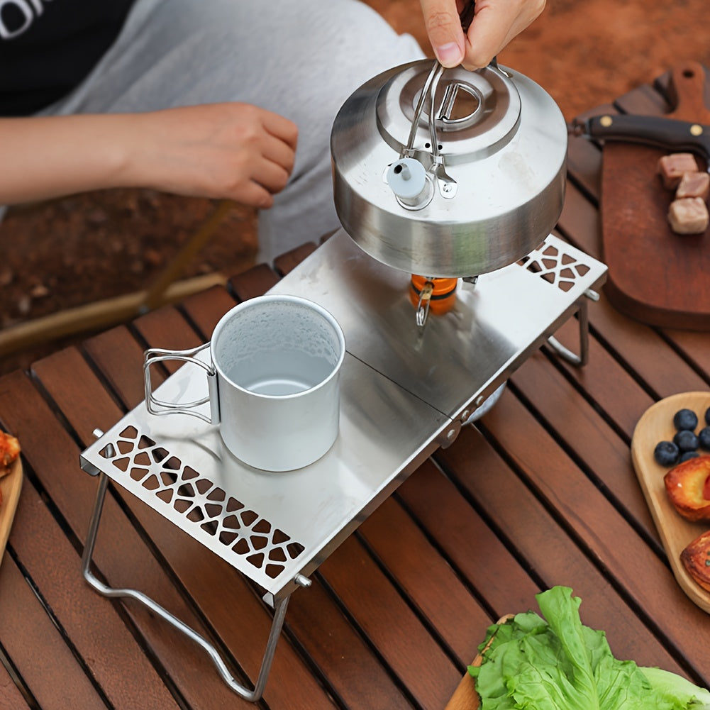 Stainless Steel Folding Table Portable Multifunctional Tea Table