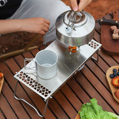 Stainless Steel Folding Table Portable Multifunctional Tea Table