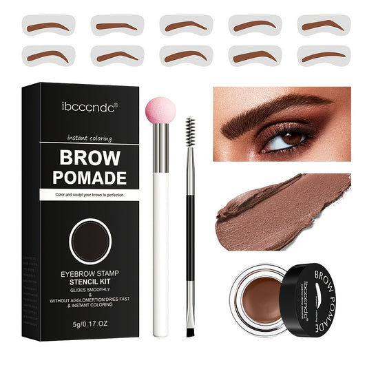 Brow Pomade Eyebrow Stamp Stencils Kit Universal Stencil Kit