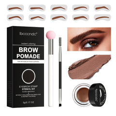 Brow Pomade Eyebrow Stamp Stencils Kit Universal Stencil Kit