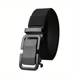 Men's Outdoor Training Belt Nylon Webbing Metal Buckle Work Belt