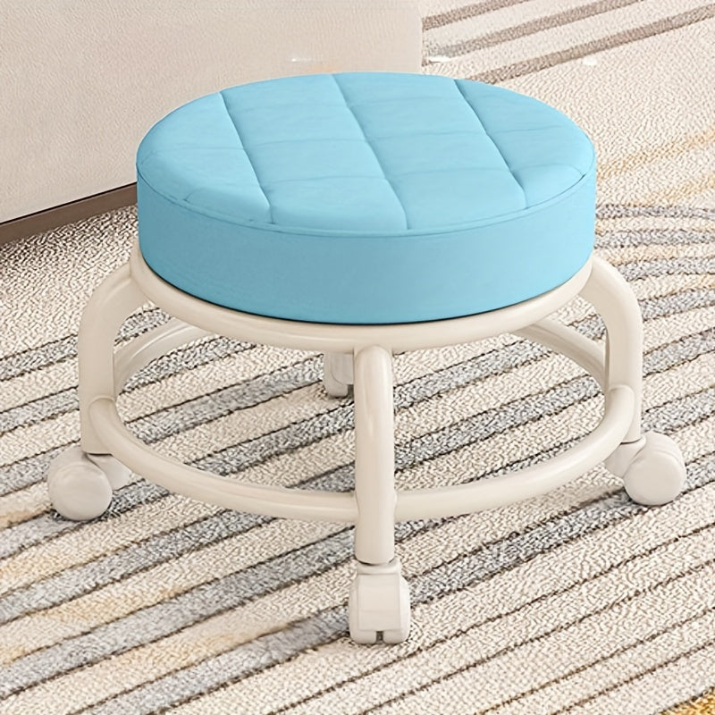 Universal Pulley Low Stool Movable Round Chiar Household Furniture