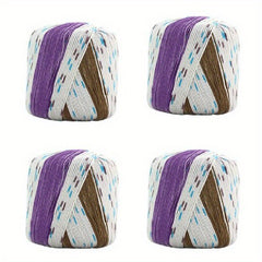 4pcs Organic Baby Yarn 70 Bamboo Fiber 30 Cotton For Crochet Knitting