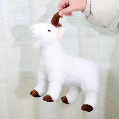 Soft Plush Goat Doll & Realistic Fur Texture