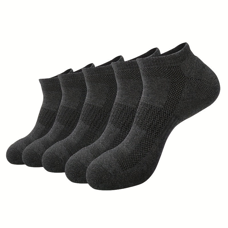 5 Pairs Breathable Athletic Socks for Running Training Hiking