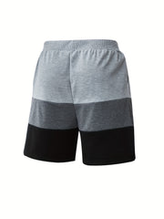Comfy Athletic Shorts Men's Casual Stretch Elastic Waist Drawstring Shorts