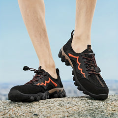 Men's Lightweight Hiking Shoes Breathable Mesh Non Slip Buckle