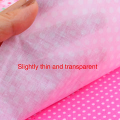7pcs Printed Cotton Quilting Sewing Patchwork DIY Pink Series