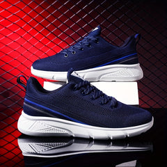 Women's Breathable Mesh Sneakers Low Top Lace Up Sport Running Walking Shoes