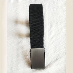 Men's Automatic Buckle Tape Belt Canvas Tactical Belt