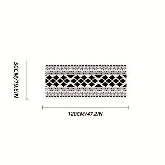 Nordic Minimalist Long Hallway Rug Kitchen Mat Absorbent Bath Mat