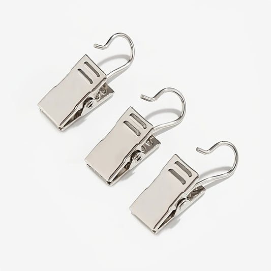 30pcs Heavy Duty Metal Curtain Hangers Clips for Home Decoration