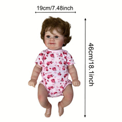 Adorable Maddie Reborn Doll with Rooted Hair - Waterproof Soft Touch Vinyl