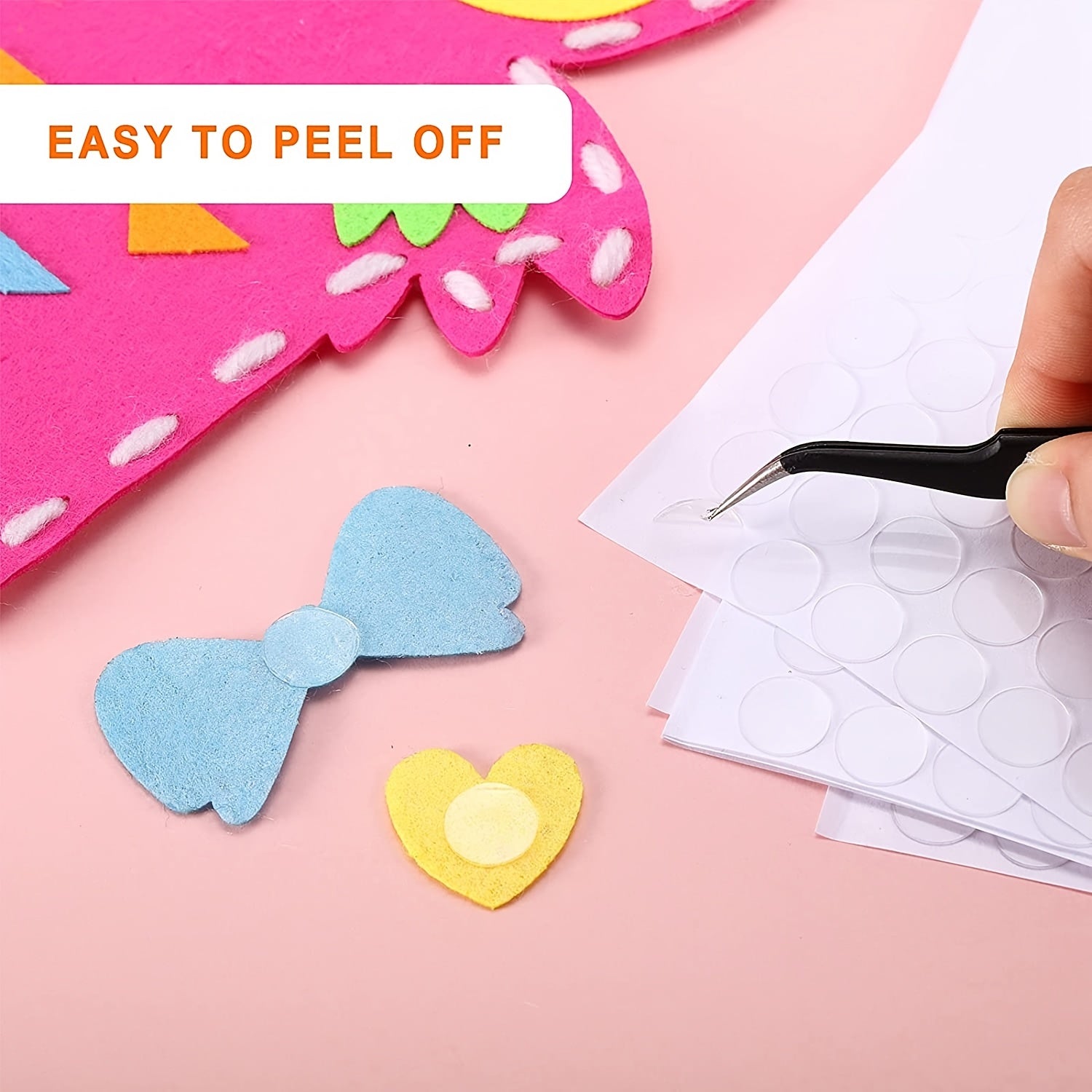 1000pcs Double Sided Adhesive Dots Stick Instantly