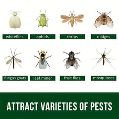 8pcs Yellow Insect Trap, Waterproof, Garden Pest Control