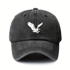 Unisex Eagle Printed Retro Baseball Cap Adjustable Sunscreen Hat