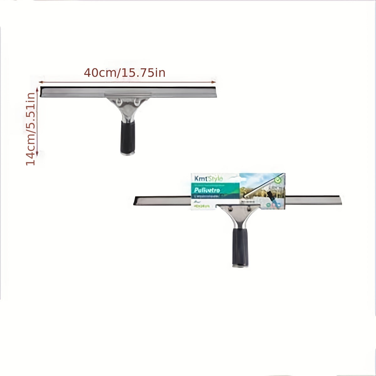 Stainless Steel Shower Squeegee Window Glass Wiper