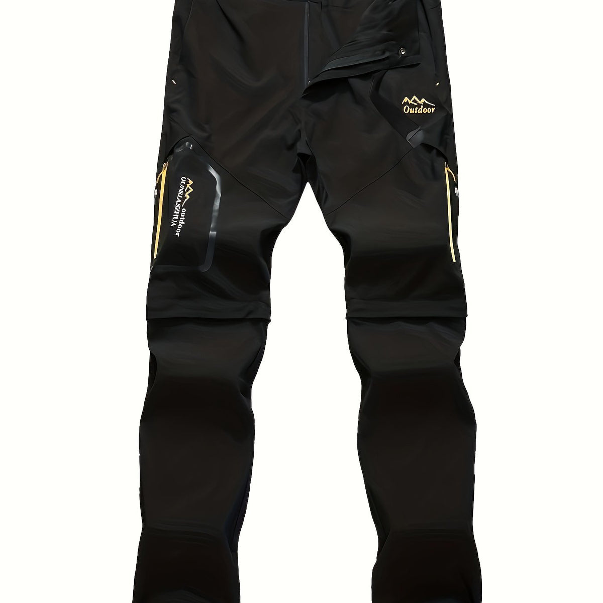 Men's Quick Dry Convertible Hiking Pants Lightweight Zip Off Travel Trousers