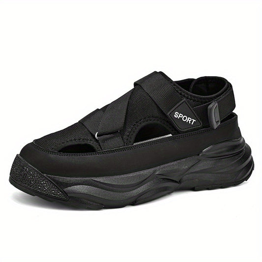 Men's Platform Sandals Non Slip Closed Toe Outdoor Beach Shoes