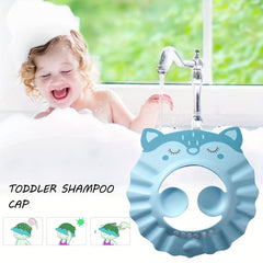 Adjustable Waterproof Shampoo Cap with Ear Protection