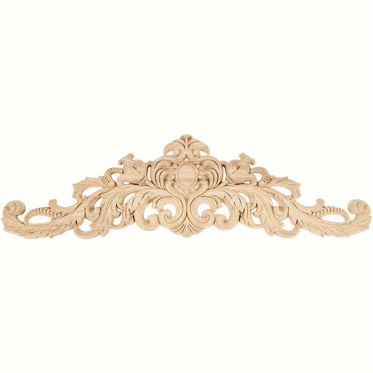 Wooden Carved Corner Decal Unpainted Set for Walls Cabinets Mirrors