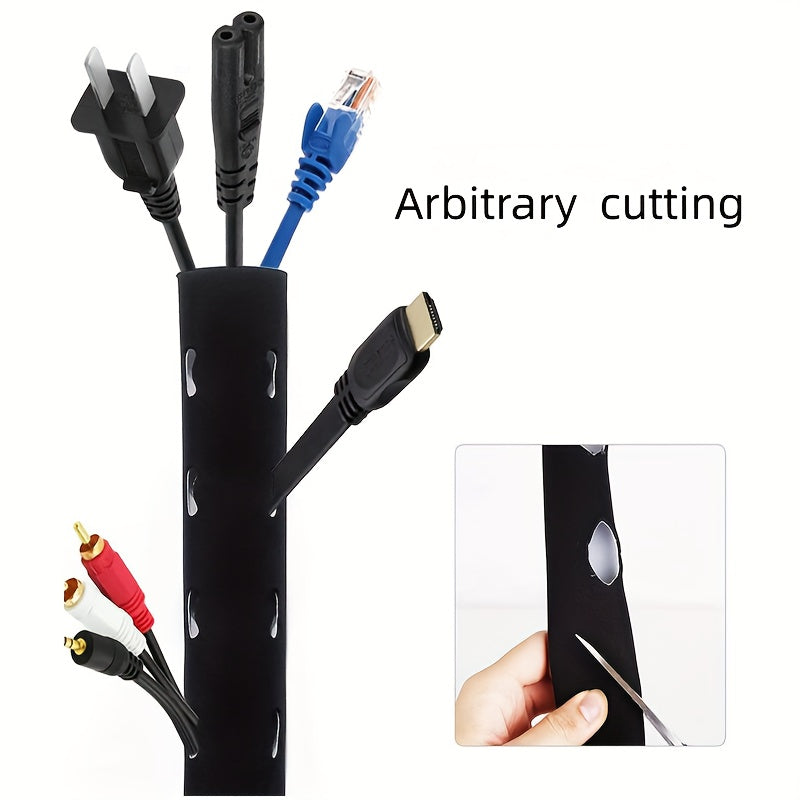 Cable Organizer Management Sleeve Wire Organizer For TV Computer Fridge