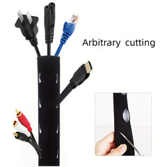 Cable Organizer Management Sleeve Wire Organizer For TV Computer Fridge