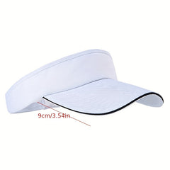 Unisex Summer Visor Hat Lightweight Casual Adjustable Sport Golf Tennis Cap