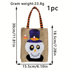 Halloween Candy Bag 30cm for Decoration - Cat Witch Skeleton