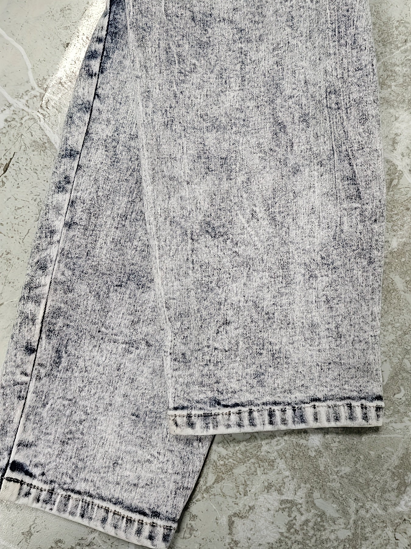  Ripped Wrap Waist Skinny Jeans