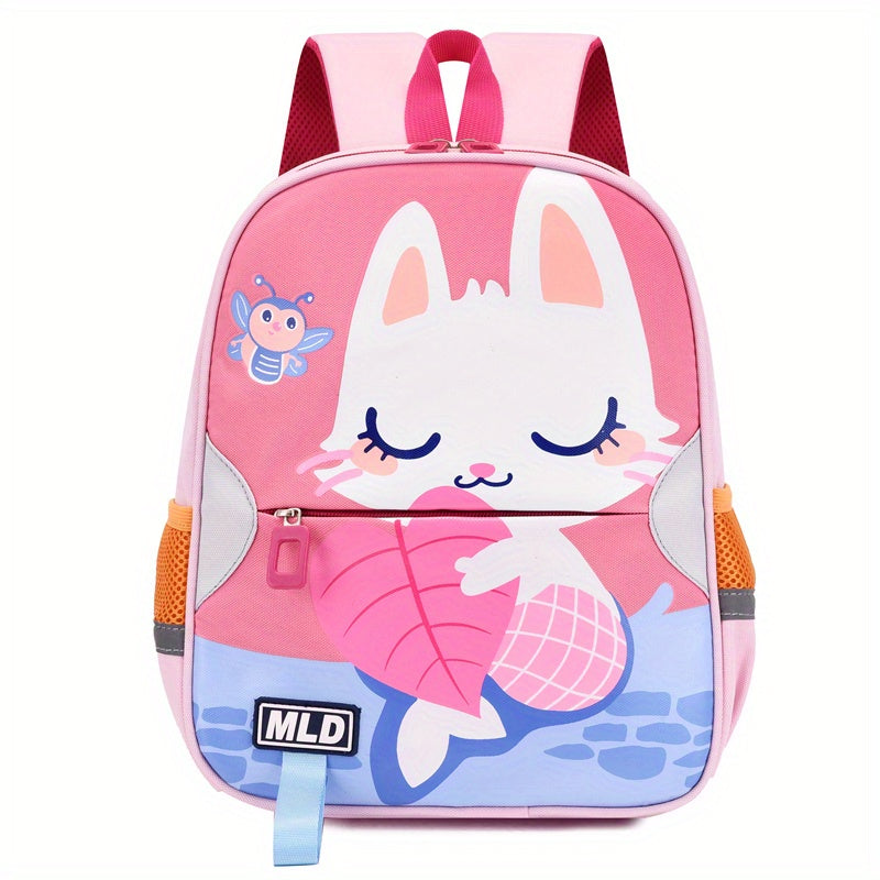 Kids Unicorn Printed Backpack Large Capacity Lightweight Casual Travel Bag