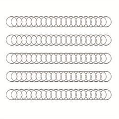 20 50 100pcs Silver Keychain DIY Key Ring Jewelry Accessories Split Ring